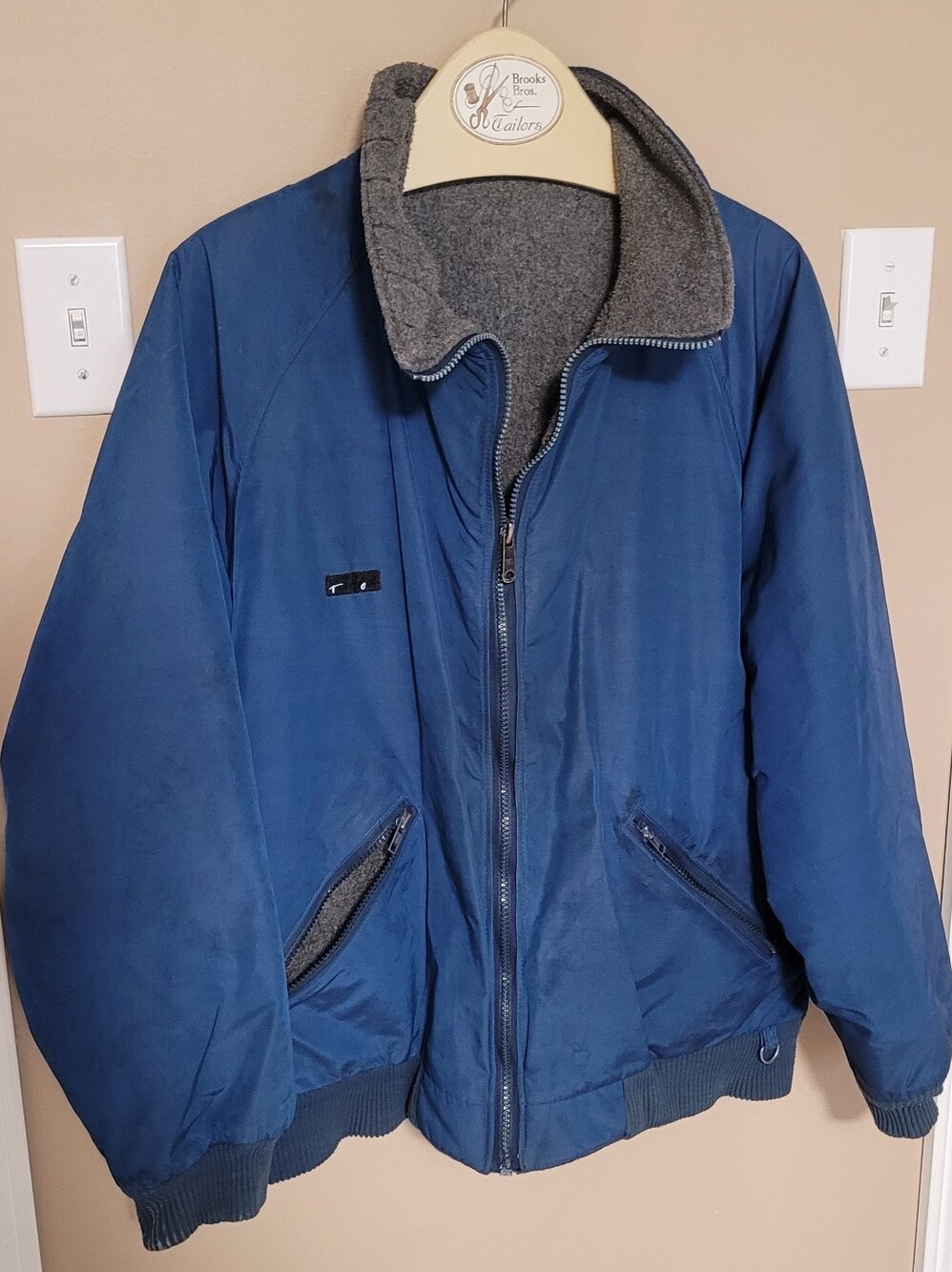 💚10 for $10💚 Bundle and save Blue Insulated Zip-Front Jacket
